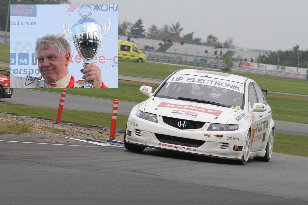 Hans Hartmann Pedersen er tæt på at kunne kalde sig mister SSC, med 5 titler over de sidste 3 år. I 2017 er han både generel mester og mester i Super Touring.
(Foto: Keld Dohm)